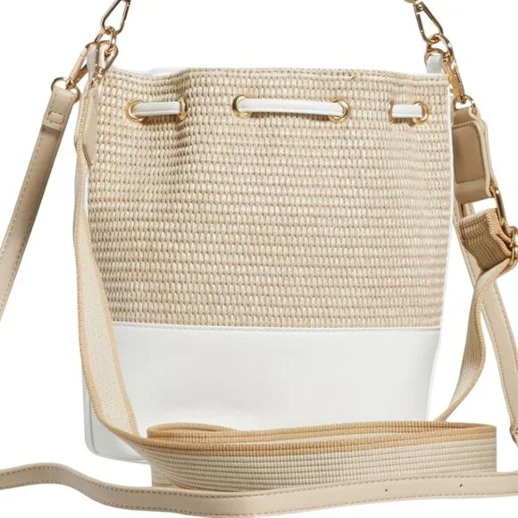 NEW Tan Moda Luxe Crossbody Bag Purse Lined Pockets NWT - Picture 6 of 8